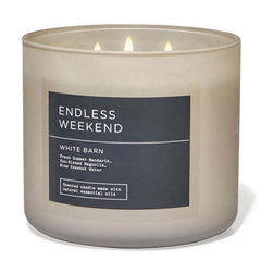Endless weekend - candle  CLOUD