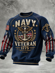 Men's U.S. Veterans Day Printed Sweatshirt