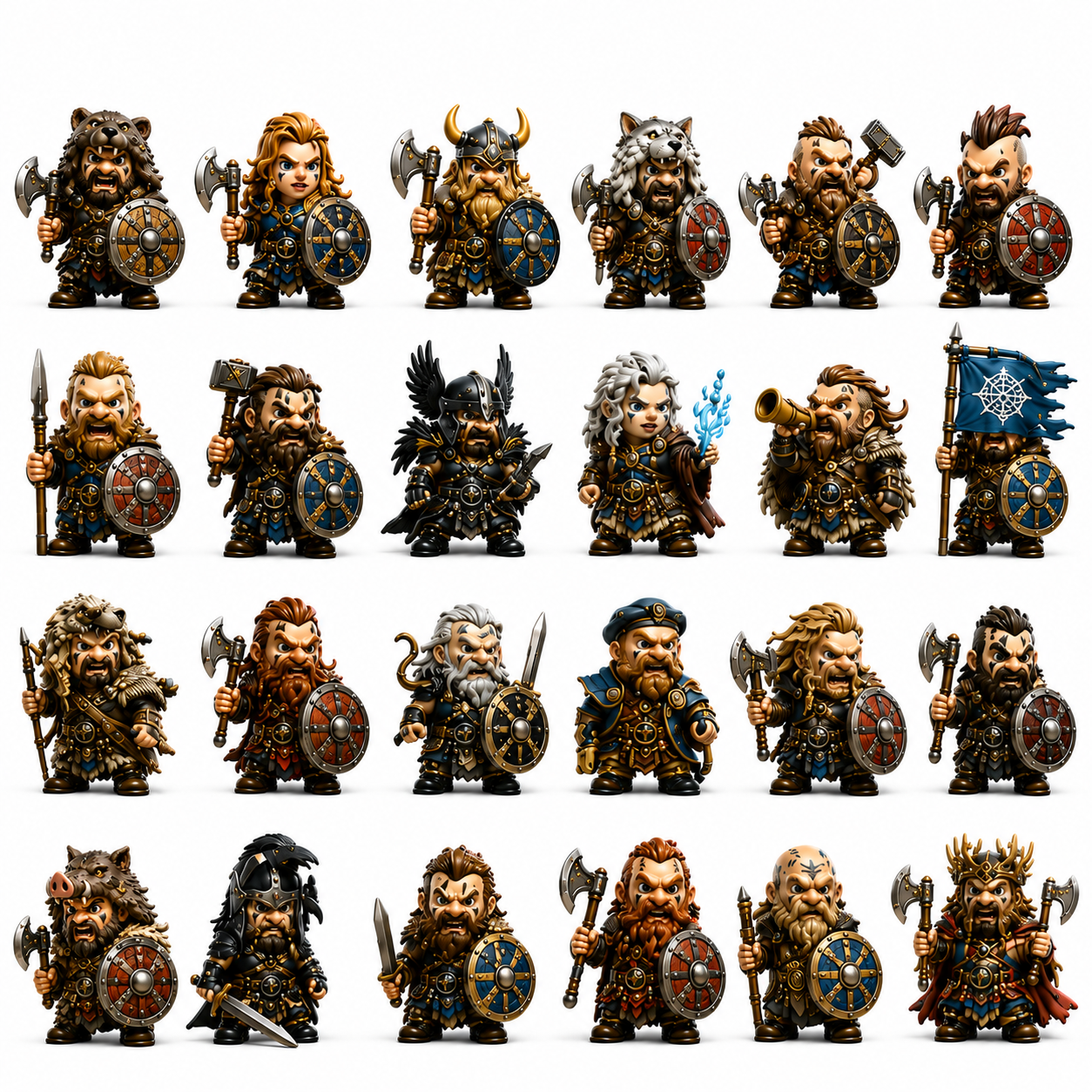 24 Days of Northern Legends – Warriors of the North Advent Calendar 2026 | 24 Collectible Viking Warrior Miniatures