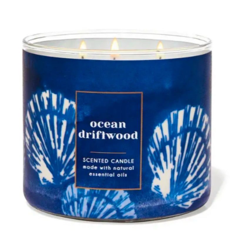 Ocean driftwood - candle  CLOUD