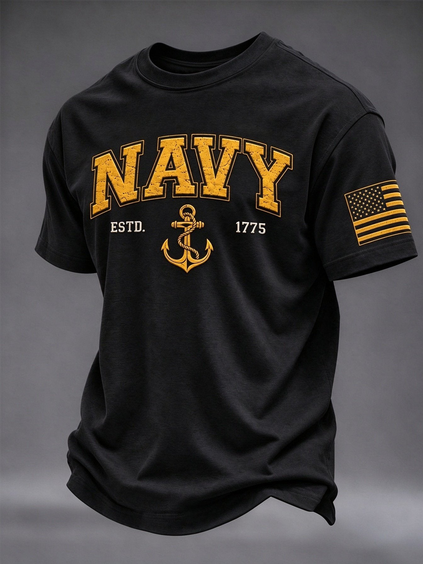 Men's American veterans Printed Short-Sleeve T-Shirt