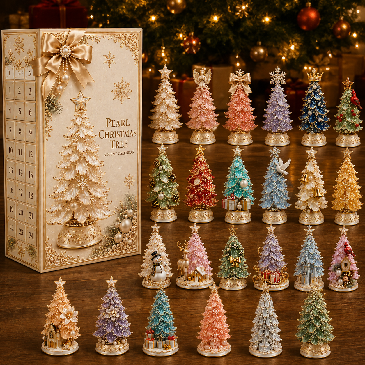 24-Day Christmas Tree Advent Calendar | Countdown Blind Box Gift