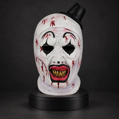 Stitched White Horror Clown Silicone Mask