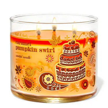 CARAMEL PUMPKIN SWIRL 3-Wick Candle