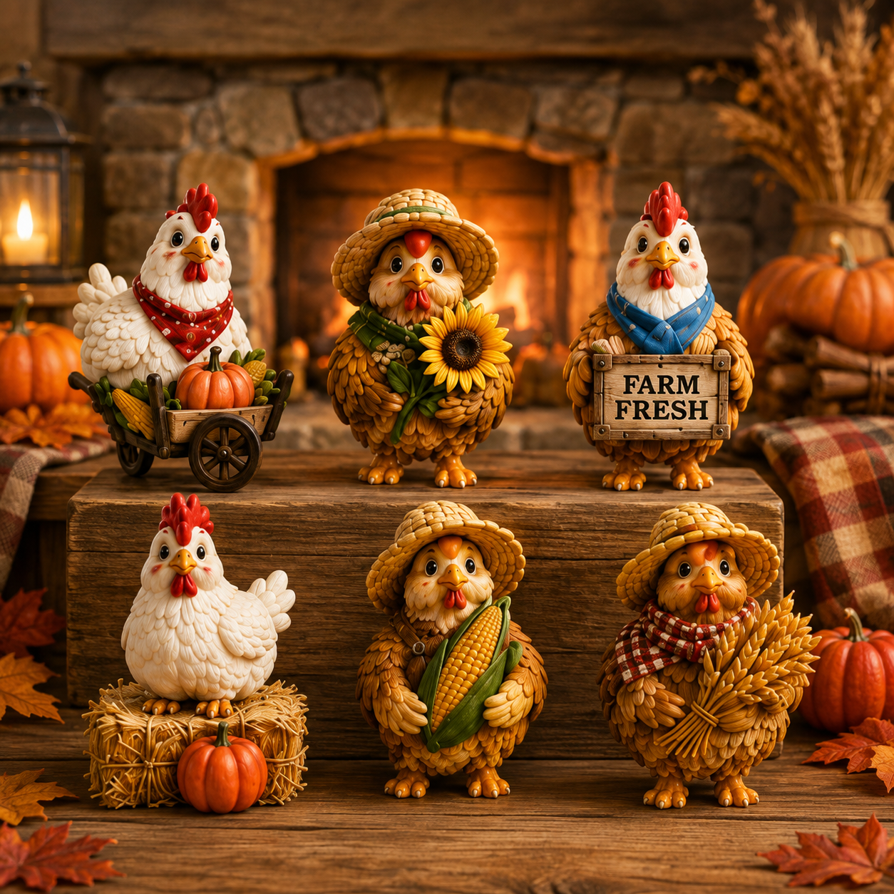 Harvest Hens Advent Calendar 2026 – 24 Days of Farmhouse Chicken Collectibles, Autumn Harvest Surprises & Gifts for Chicken Lovers