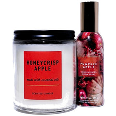 Honeycrisp Apple Candle, Pumpkin Apple Room Set of 2