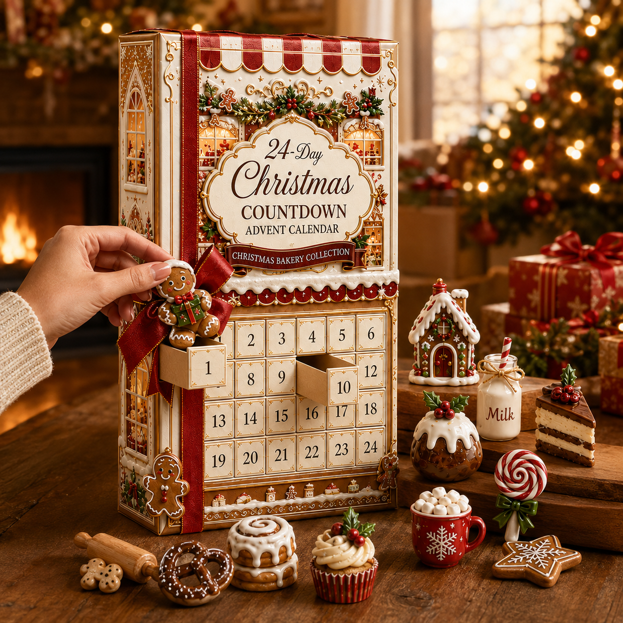 Christmas Baking Collection 24-Day Advent Calendar – Limited Edition Holiday Gift