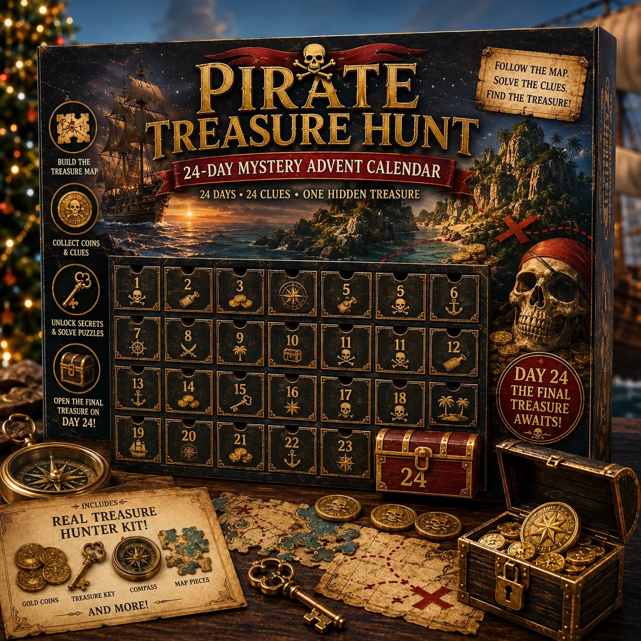 24-Day Mystery Advent Calendar – 6 Story Adventures for Families & Adults