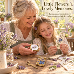 🌸 Micro Flower Press — Pocket-Sized Flower Press for Petals & Keepsakes