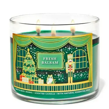 FRESH BALSAM 3-Wick Candle