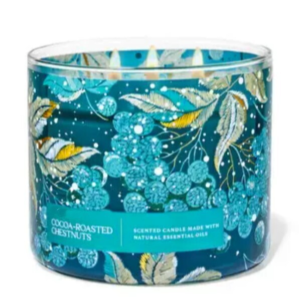 Cocoa-Roasted Chestnuts 3-Wick Candle