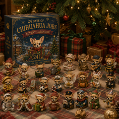 Chihuahua Jobs Advent Calendar 2026 – 24 Days of Unique Chihuahua Miniature Collectibles,