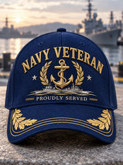 Unisex Retro Veteran Art Print Hat