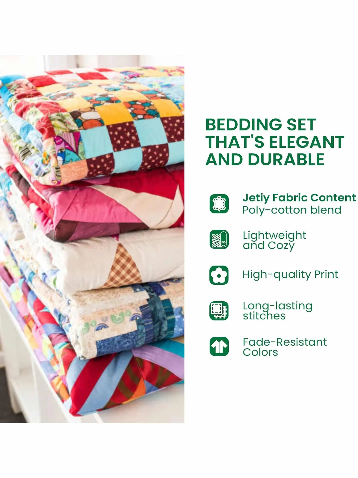 Woodland Wanderlust 3-Piece Quilted Bedding Set