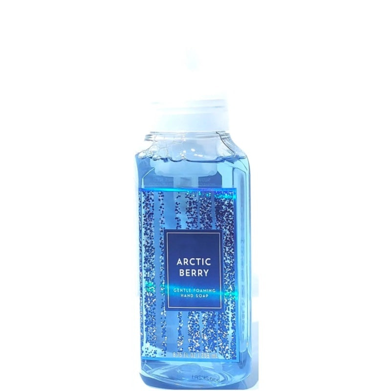 Arctic Berry Hand Soap and Soft Blue Case Holder