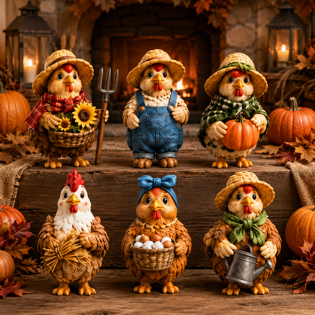 Harvest Hens Advent Calendar 2026 – 24 Days of Farmhouse Chicken Collectibles, Autumn Harvest Surprises & Gifts for Chicken Lovers