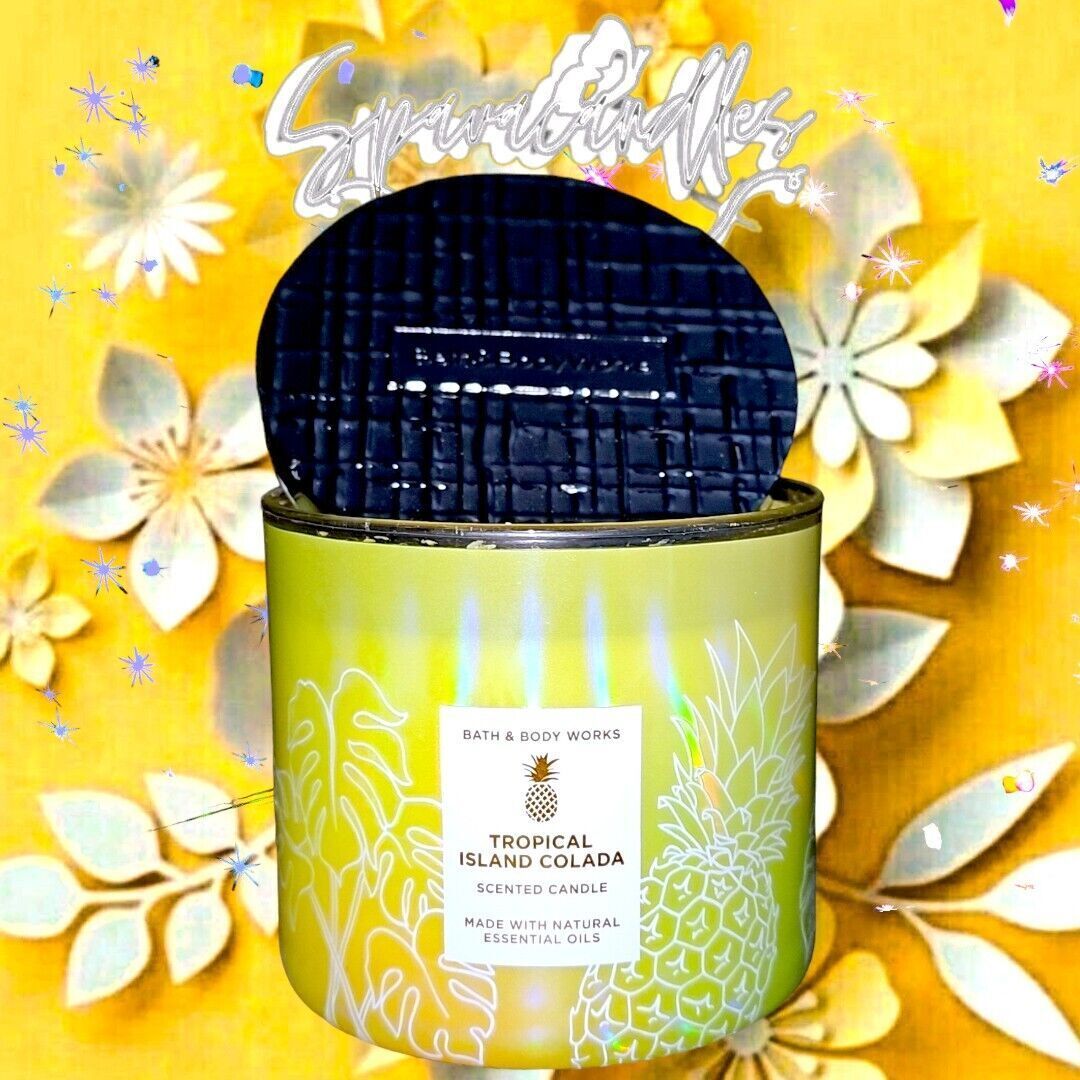 TROPICAL ISLAND COLADA 3 WICK CANDLE 14.5 OZ US US Seller