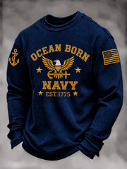 Men's Veterans Day Print Casual Top