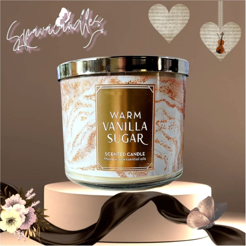 Warm Vanilla Sugar 3 Wick Candle