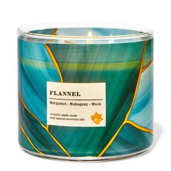 Flannel 3-Wick Candle