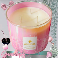 Passion fruit & banana flower 3 Wick Candle 14.5 oz.
