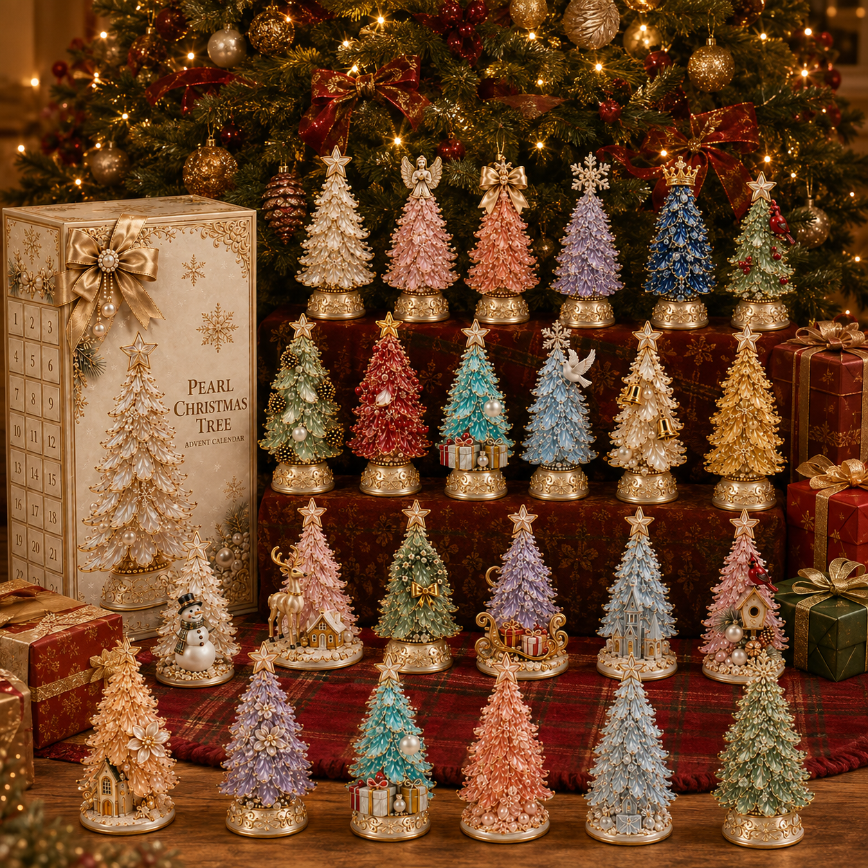24-Day Christmas Tree Advent Calendar | Countdown Blind Box Gift