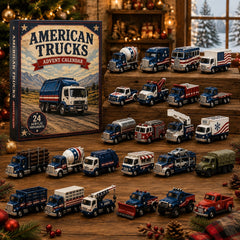 American Trucks Fleet Advent Calendar 2026 - 24-Day Festive Countdown, Acrylic Charms Blind Box