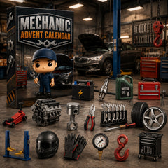Mechanic Advent Calendar 2026 - 24-Day Festive Countdown, Acrylic Charms Blind Box