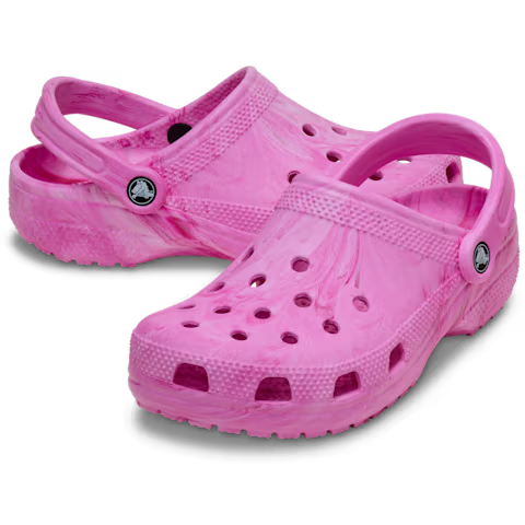 CROCS Classic Watercolor Marbled Clog Unisex Sandals