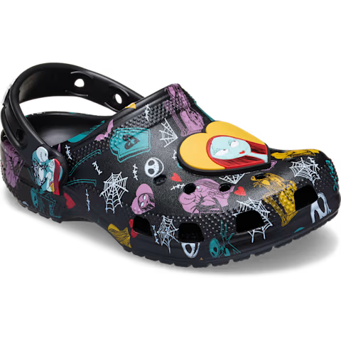CROCS Disney The Nightmare Before Christmas Jack and Sally Classic Clog Kids Sandals