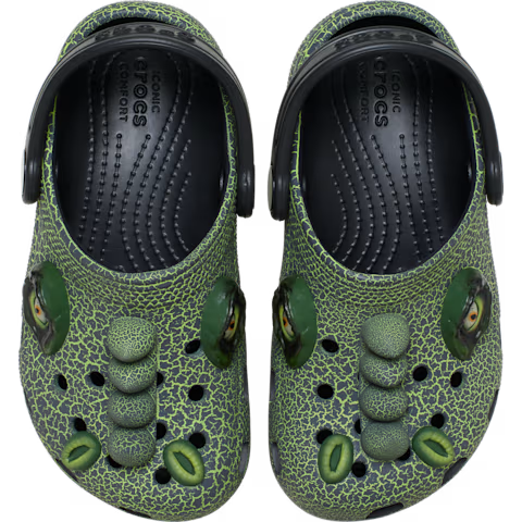 CROCS Classic Iam Scary Dino Clog Toddler Sandals