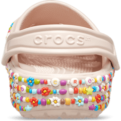 CROCS Classic Beaded Band Clog Toddlers Sandals