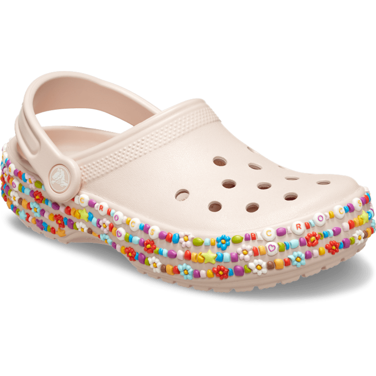 CROCS Classic Beaded Band Clog Kids Sandales