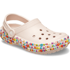 CROCS Classic Beaded Band Clog Toddlers Sandals