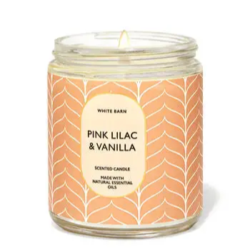 Pink Lilac and Vanilla - candle  CLOUD