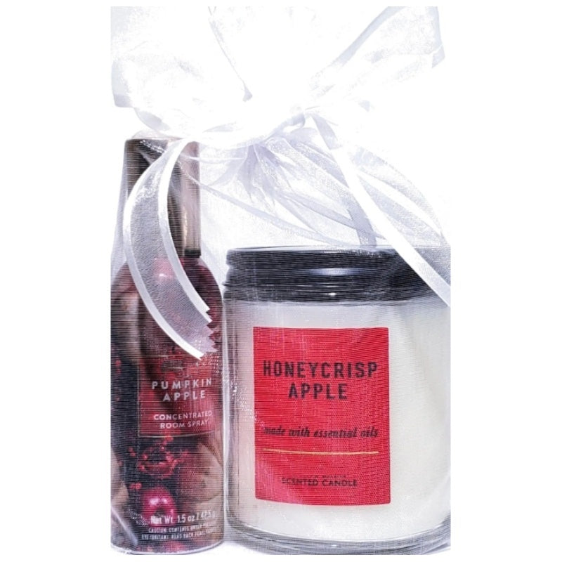 Honeycrisp Apple Candle, Pumpkin Apple Room Set of 2