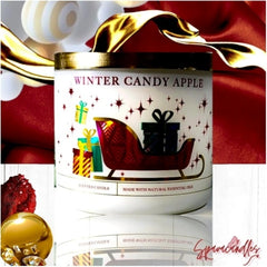 Winter candy Apple 3 Wick Candle