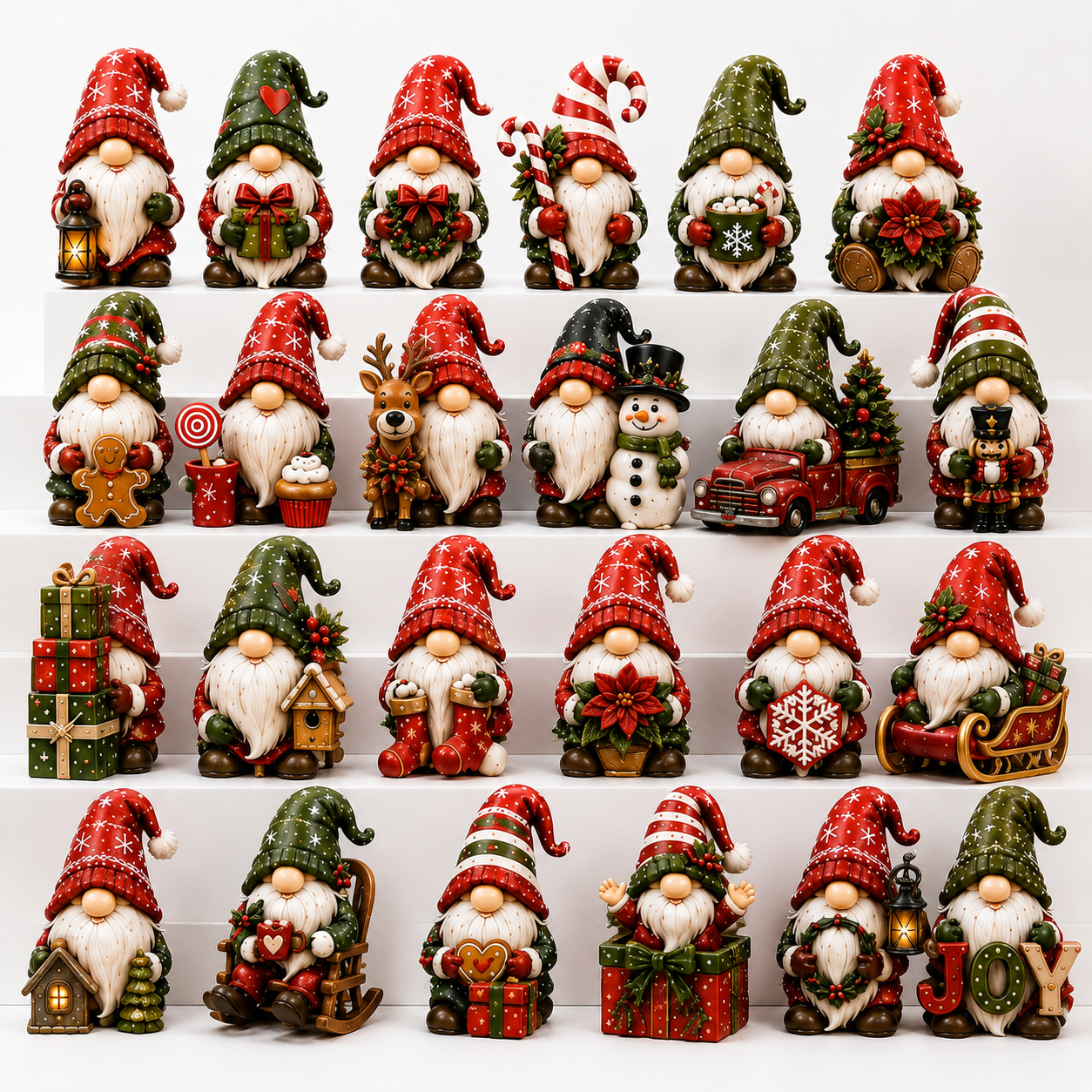 ✨24-Day Christmas Countdown Advent Calendar –Christmas gnome Ornament