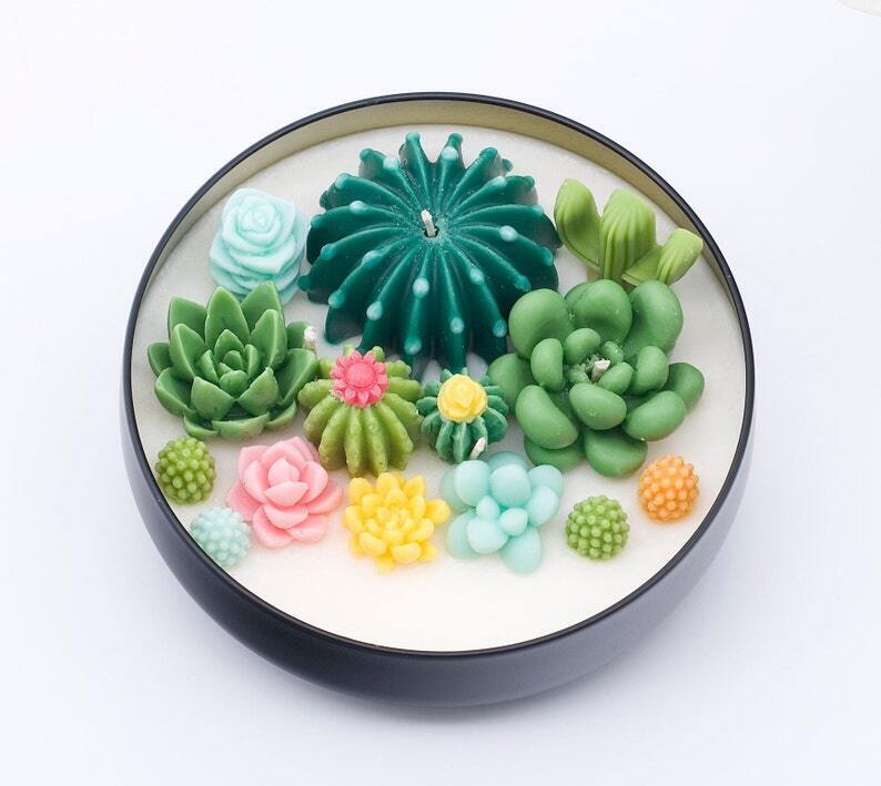 Cactus Terrarium Candle & Gift Box