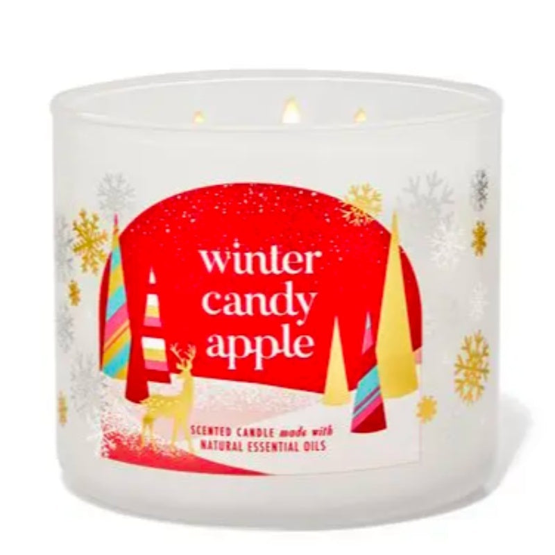 WINTER CANDY APPLE 3-Wick Candle-Limited to 4 pcs per person