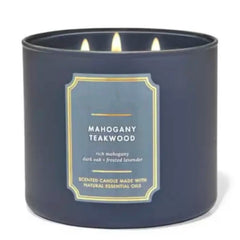 Mahogany Teakwood 3-Wick Candle