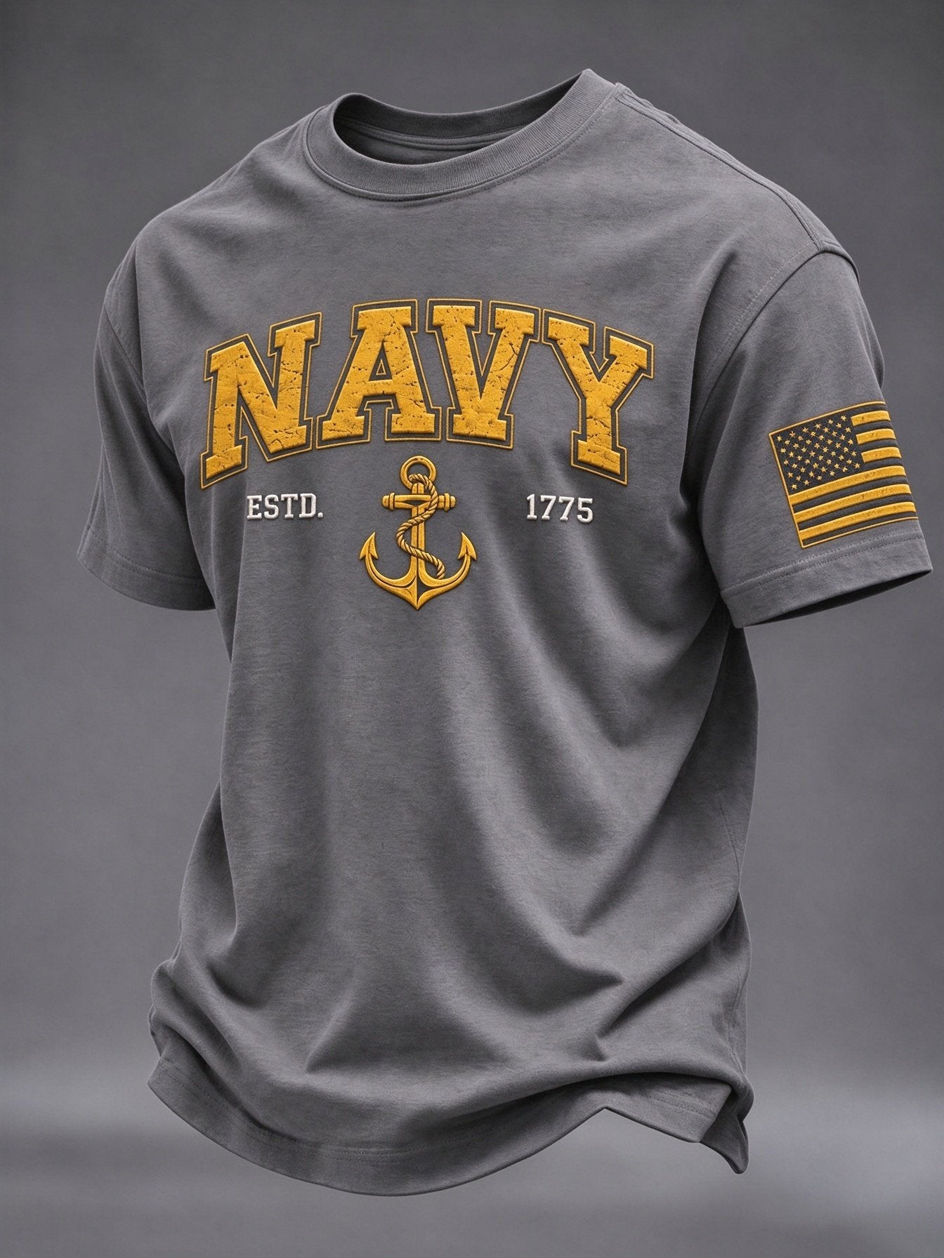 Men's American veterans Printed Short-Sleeve T-Shirt