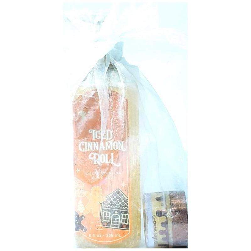 Iced Cinnamon Roll Hand Soap & Exfoliating Lip Scrub