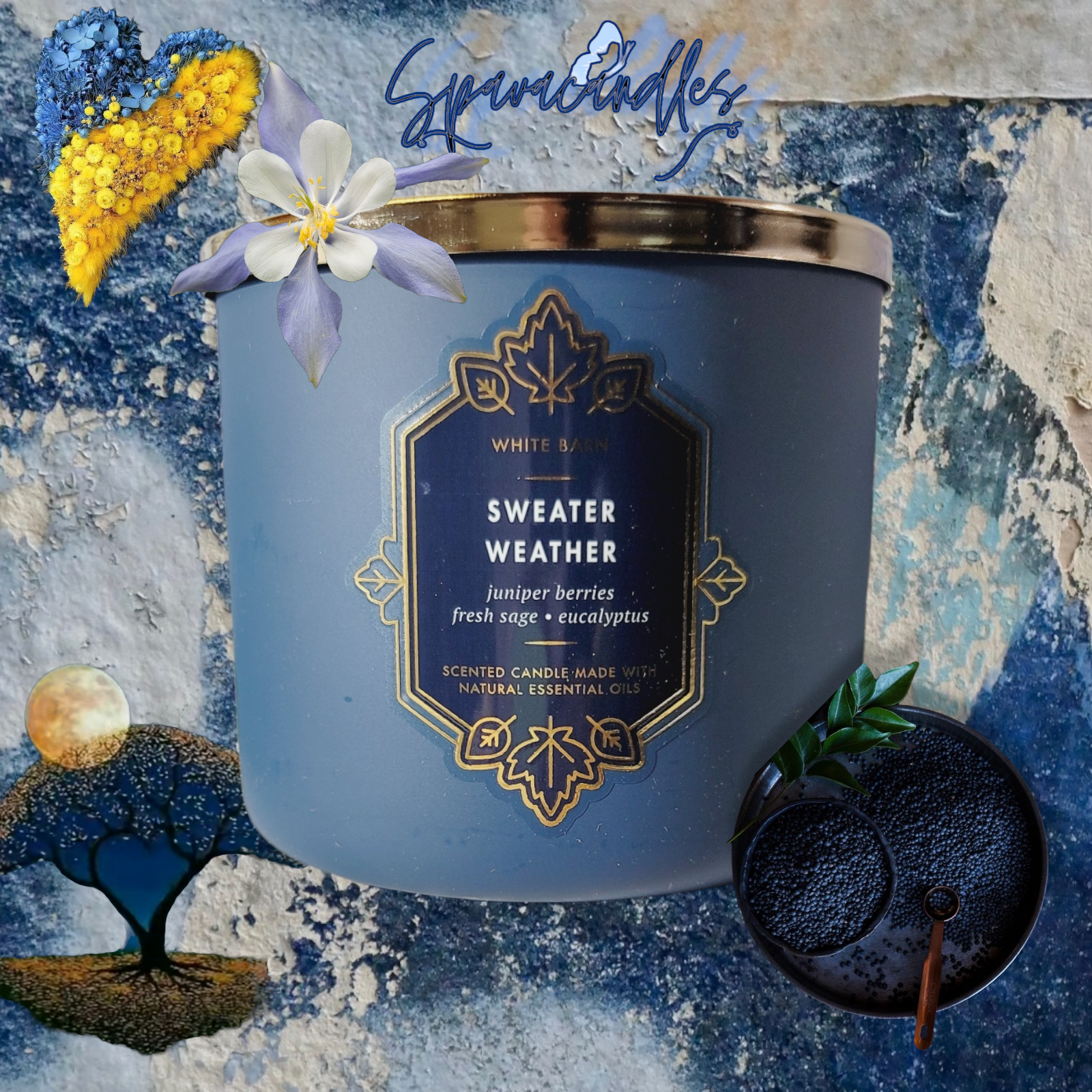 Sweater Weather 3 Wick Candle 14.5 oz.