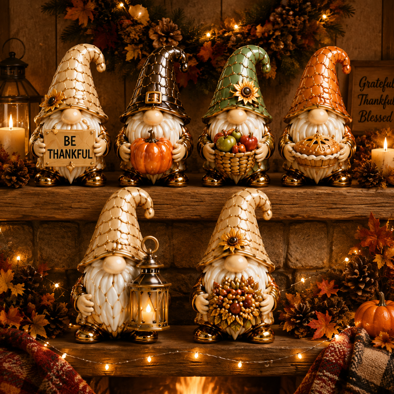 24-Day Gnomes Thanksgiving Advent Calendar | Countdown Blind Box Gift