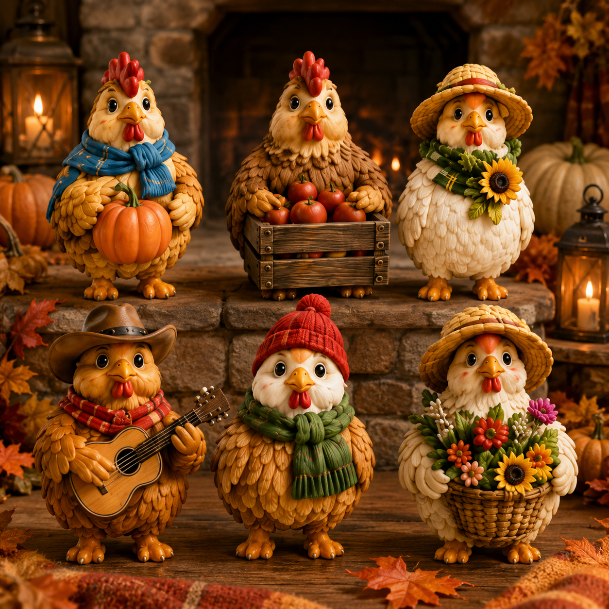 Harvest Hens Advent Calendar 2026 – 24 Days of Farmhouse Chicken Collectibles, Autumn Harvest Surprises & Gifts for Chicken Lovers